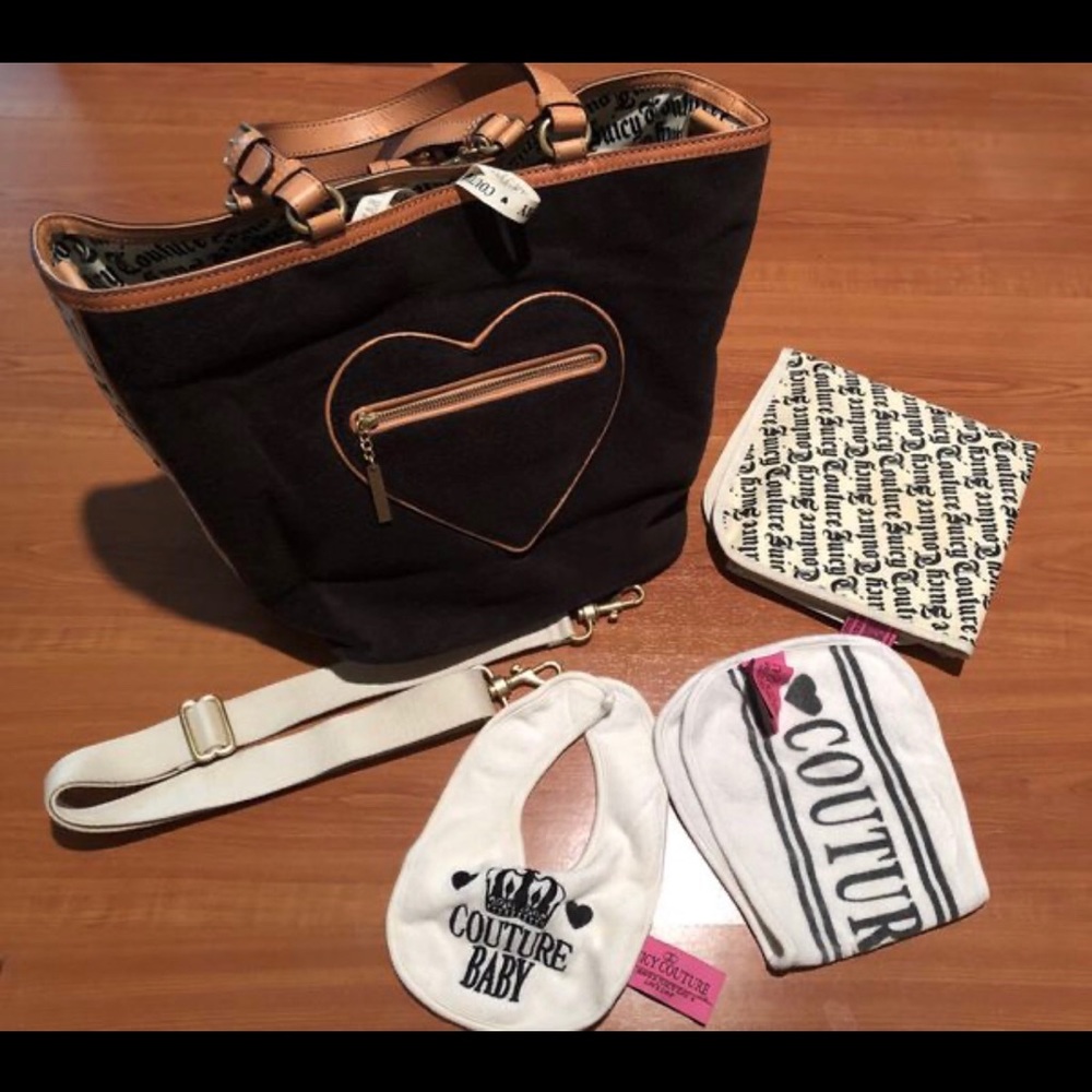 Juicy Couture Baby Diaper Bag in mint condition